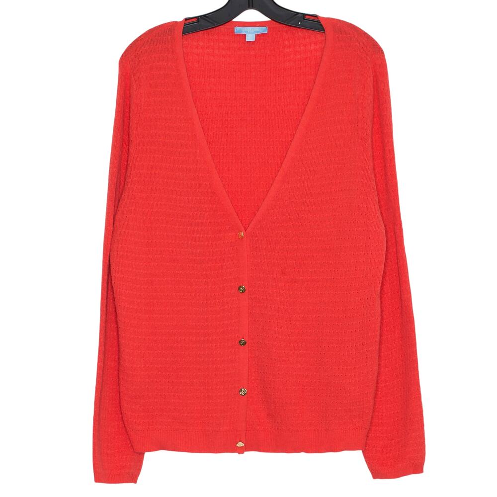 Draper James Cardigan Sweater Preppy Classic Casual Feminine Cottage Comfort 1X